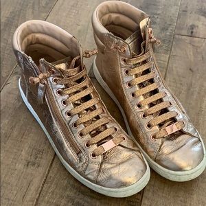 UGG rose gold shoes